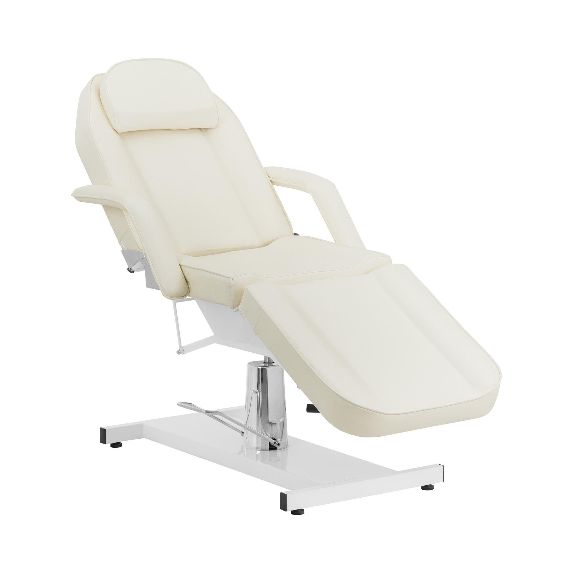 Physa Massageliege Kosmetikliege 200 kg 360° drehbar Behandlungsliege Therapieliege Creme, Beige