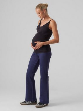 Mamalicious Umstandstop Umstands Basic Top Schwangerschaft Shirt mit Stillfunktion MLILJA 6045 in Schwarz