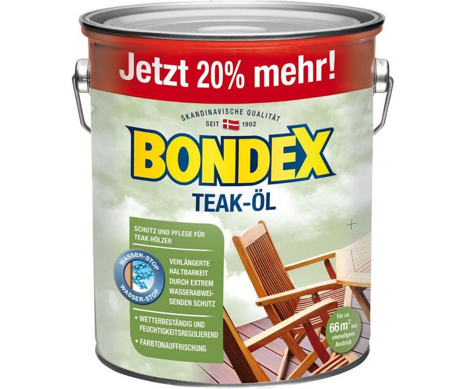 3 Öl L Hartholzöl Bondex Teak Bondex