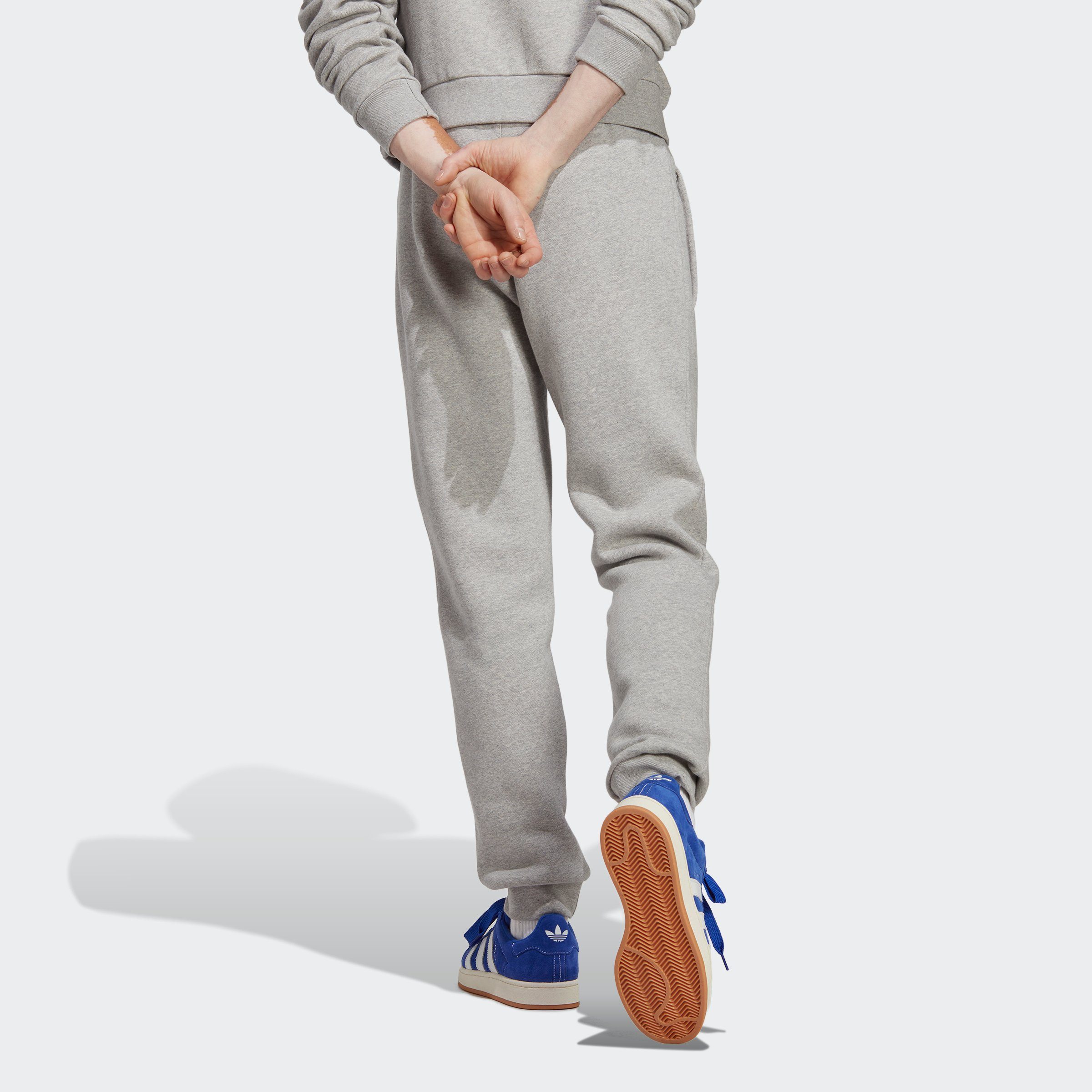 Medium Heather ESSENTIALS (1-tlg) HOSE Sporthose adidas TREFOIL Grey Originals