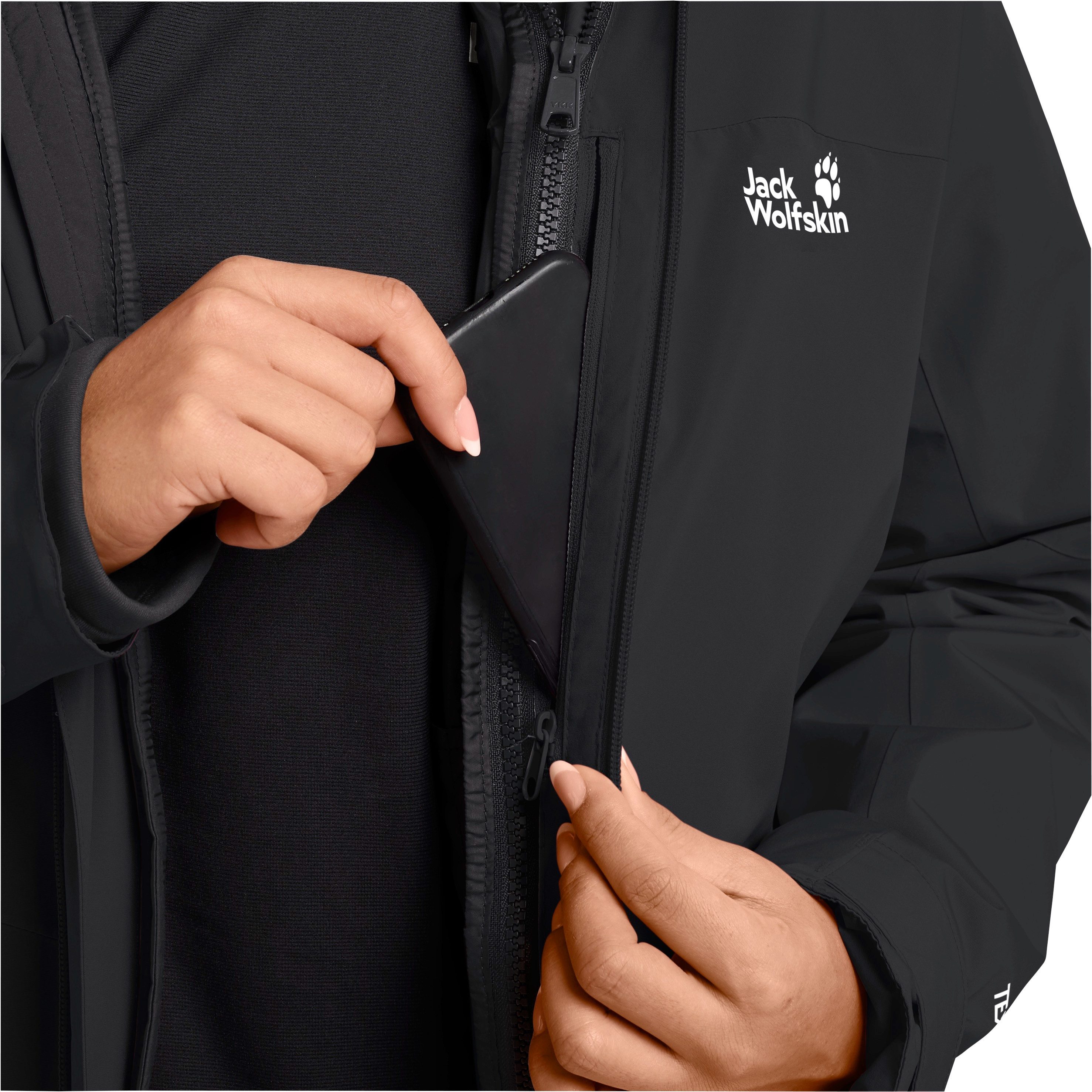 Jack Wolfskin 3-in-1-Funktionsjacke mit herausnehmbarer Fleecejacke