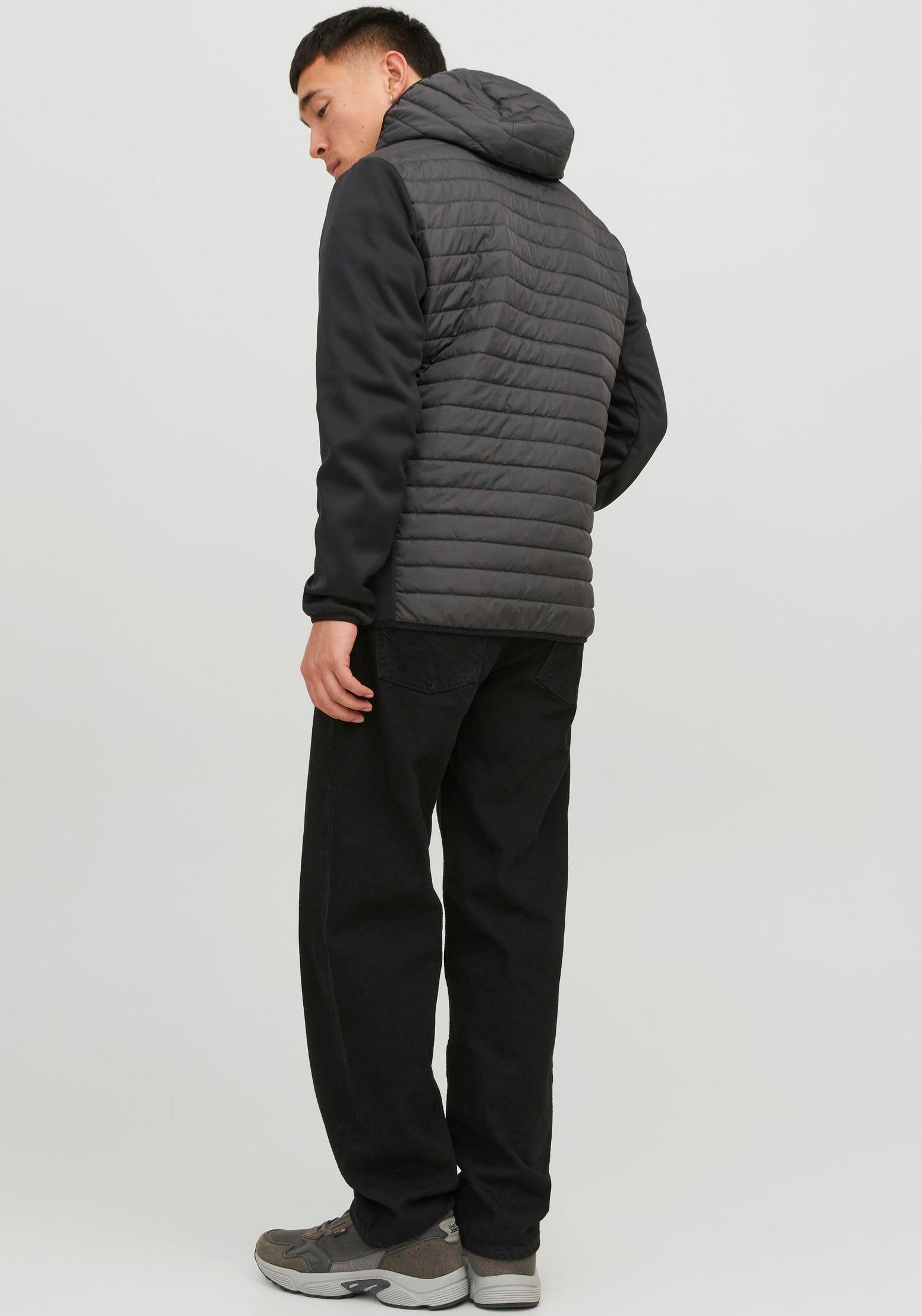 NOOS Steppjacke Jack Jones & JACKET JJEMULTI Asphalt QUILTED