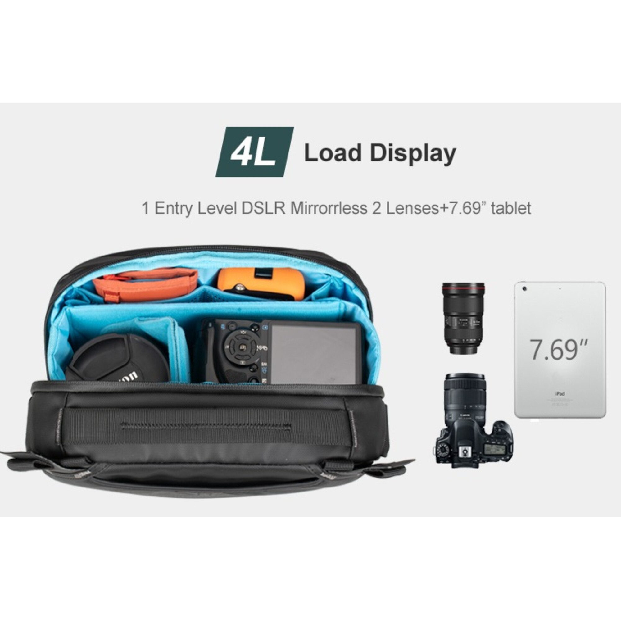 Summit Creative Tenzing Kamera-Rucksack – 30–40 Liter, Wasserabweisend, Mit Laptopfach, Seitlichem Zugriff & Aluminiumrahmen, Für Outdoor & Fotografie