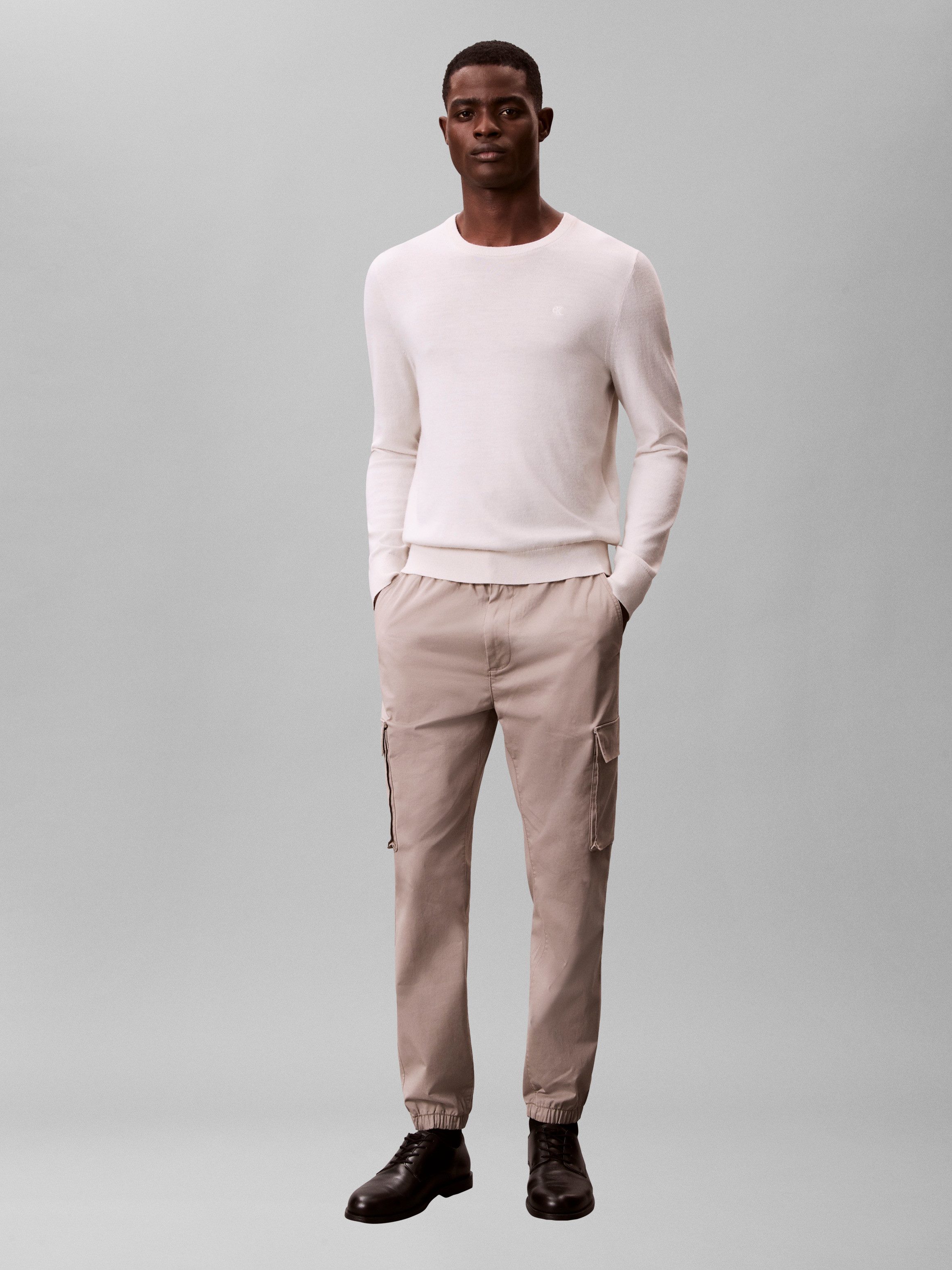 Calvin Klein Jeans Cargohose elastischer Bund, Skinny fit, Cargotaschen