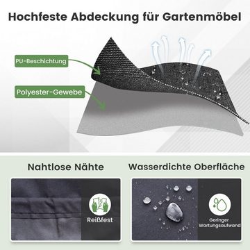 COSTWAY Gartenmöbel-Schutzhülle Gartenmöbel Abdeckung, wasserdicht