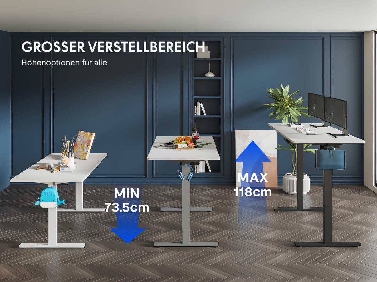 FLEXISPOT Schreibtisch Basic-Series Elektrisch höhenverstellbarer Schreibti günstig online kaufen