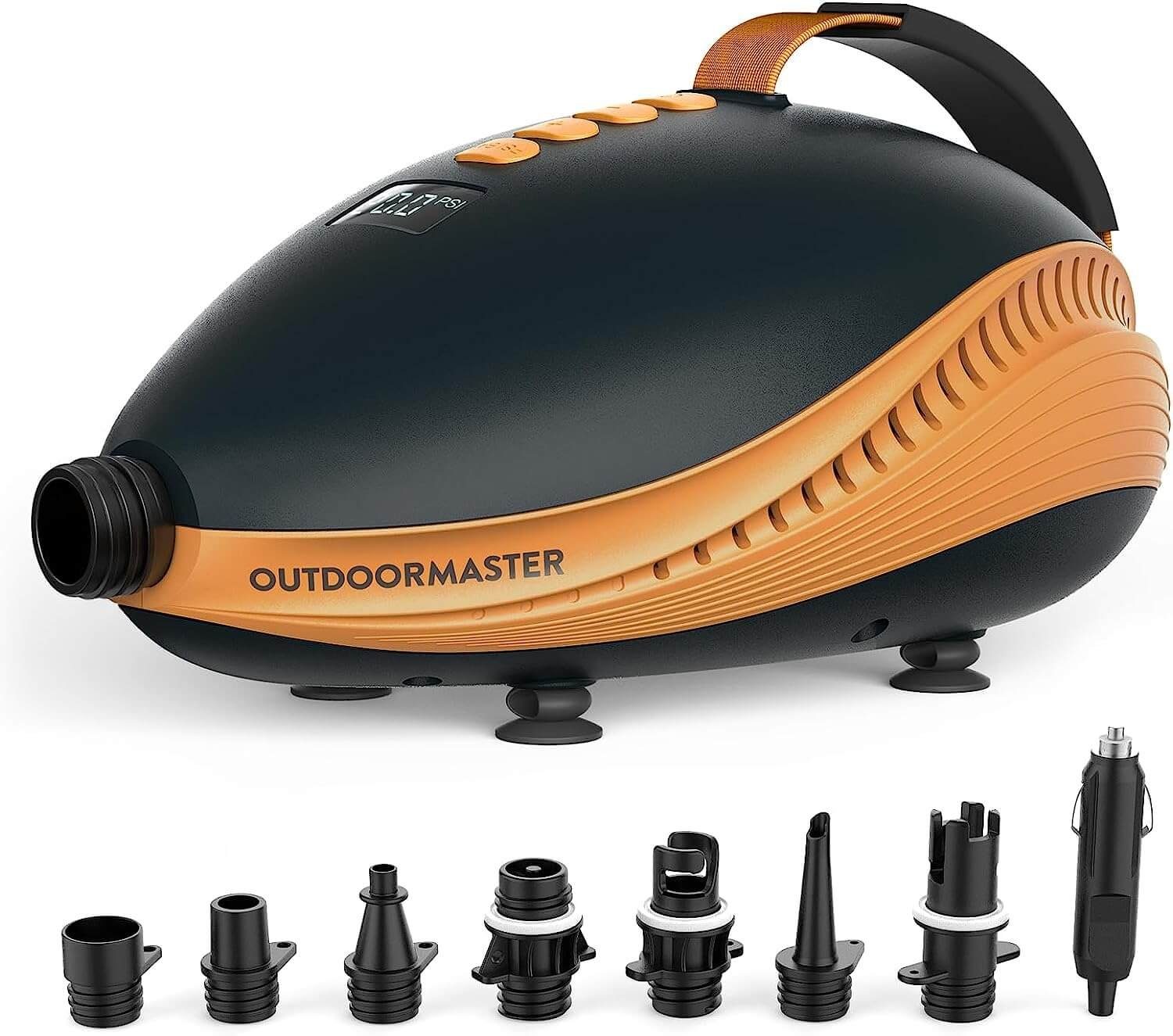 Outdoor Master Luftpumpe The Dolphin Pumpe Hochdruck SUP 20PSI