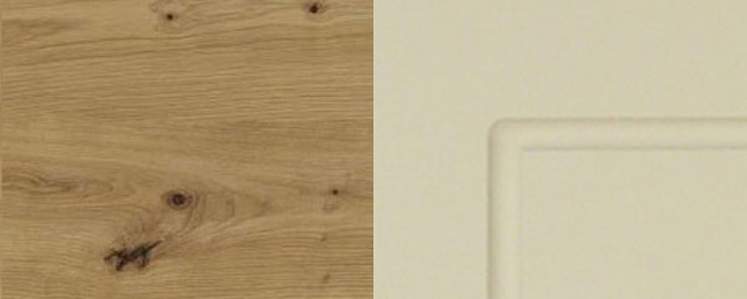 Feldmann-Wohnen Klapphängeschrank Korpusfarbe 1 matt Front- 90cm & Klapptür vanille (Kvantum) wählbar Kvantum Milchglaseinsatz