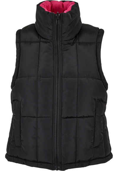 URBAN CLASSICS Steppweste Urban Classics Damen Ladies Reversible Cropped Puffer Vest