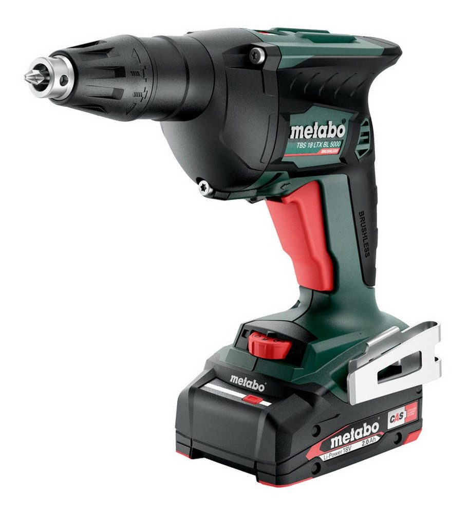 metabo Akku-Trockenbauschrauber TBS 18 LTX BL 5000, 5000 U/min, 2 x 2 Ah Li-Ion in MetaBox