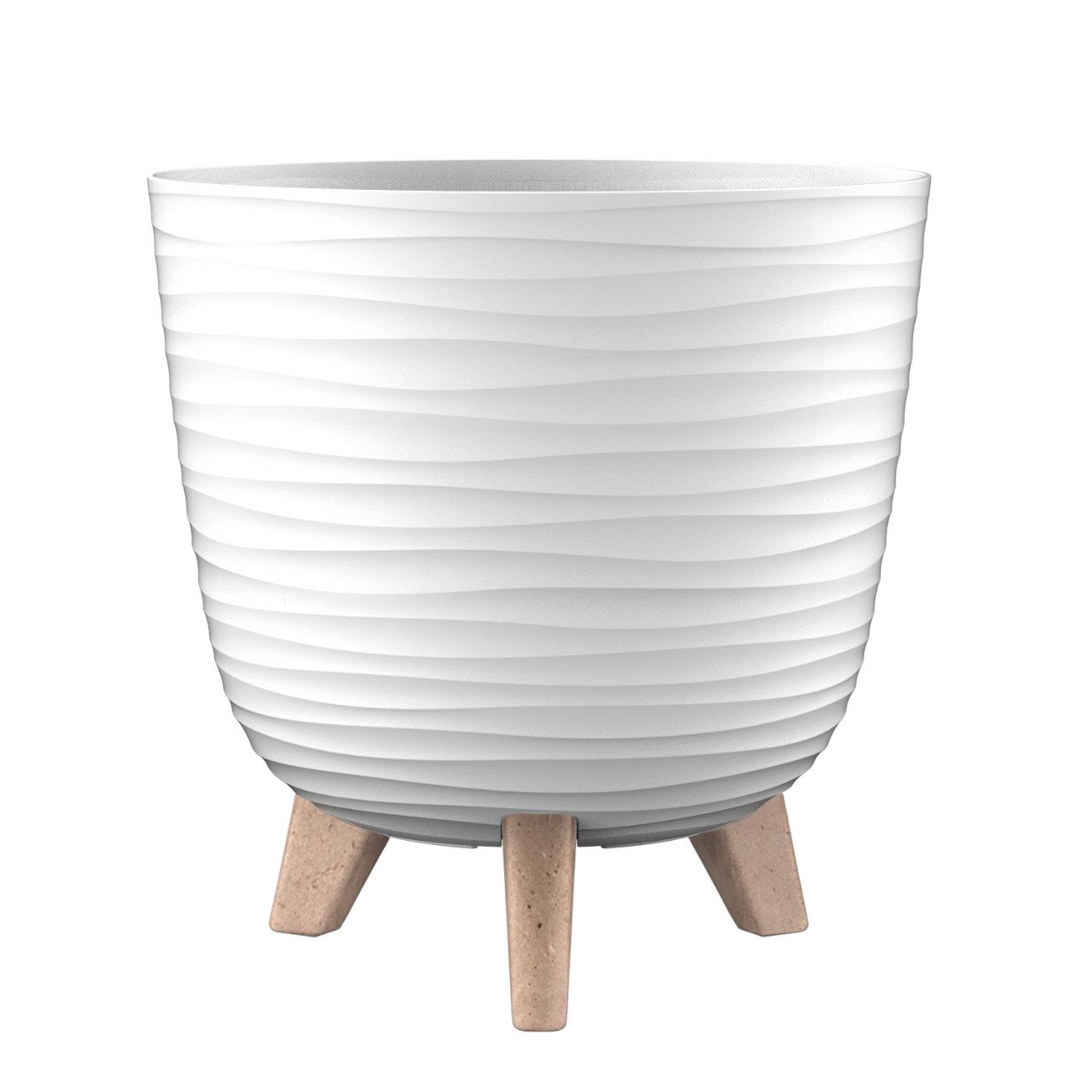 Engelland Blumentopf Pflanztopf mit Füßen (Vorteils-Set, 1 St., robuster PP günstig online kaufen