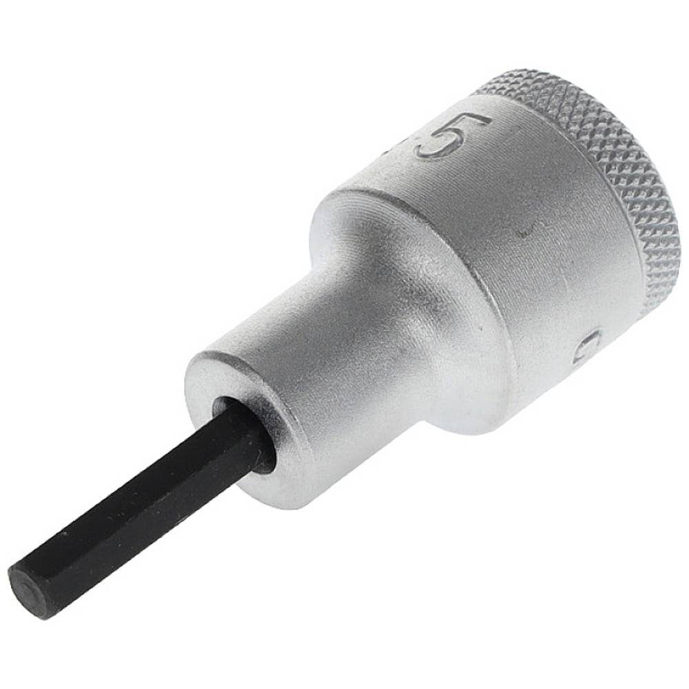 Steckschlüssel Schraubendrehereinsatz 1/2″ Innen-6-kant 5 mm
