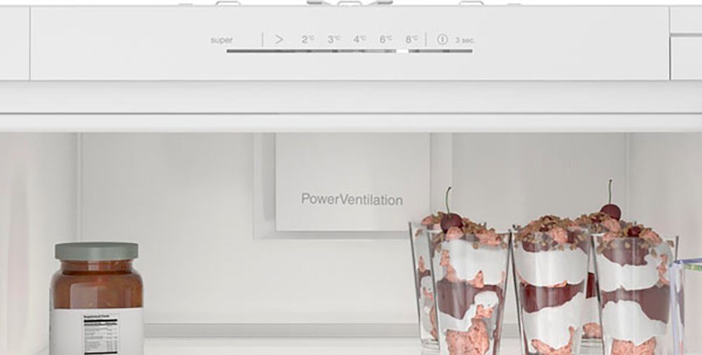BOSCH Einbaukühlschrank Serie 2 KIR81NSE0, 177,2 cm hoch, 54,1 cm breit, Multi Box XXL: extragroße Schublade für Obst und Gemüse – Bild 4 von 5