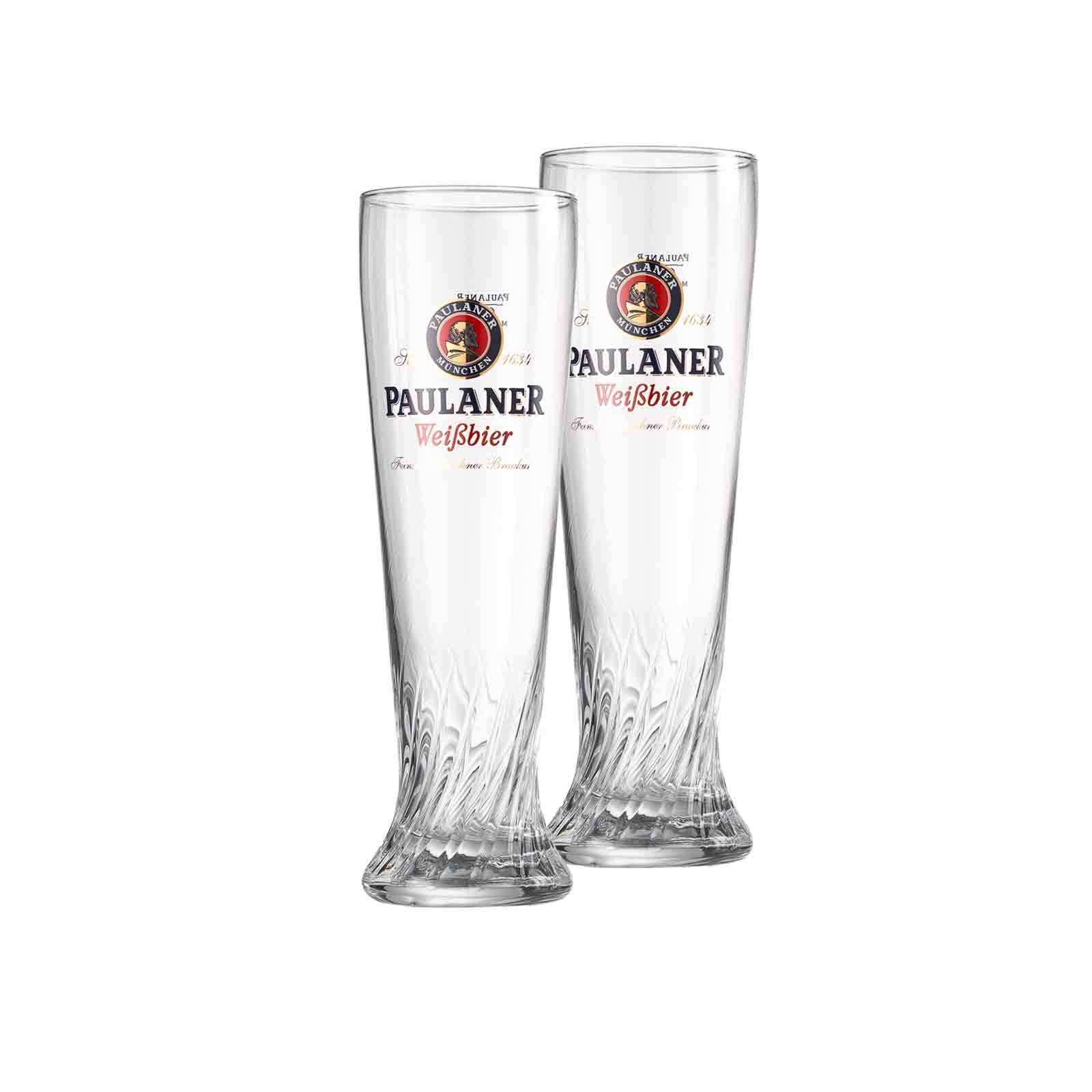 Ritzenhoff & Breker Bierglas Paulaner Weizenbiergläser 500 ml 2er Set, 2-tlg., Glas