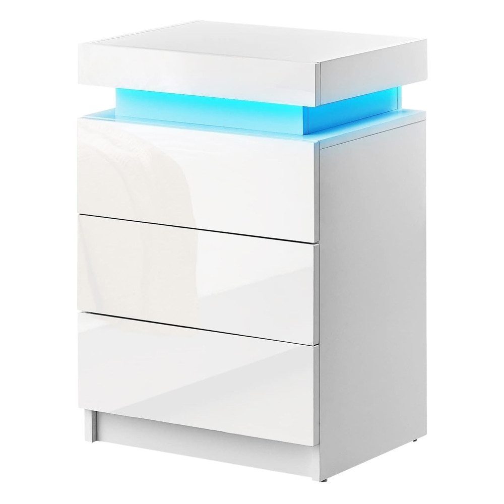 LOVONLIVE Nachttisch Nachtkommode 45x35x67,5cm Nachtschrank für günstig online kaufen