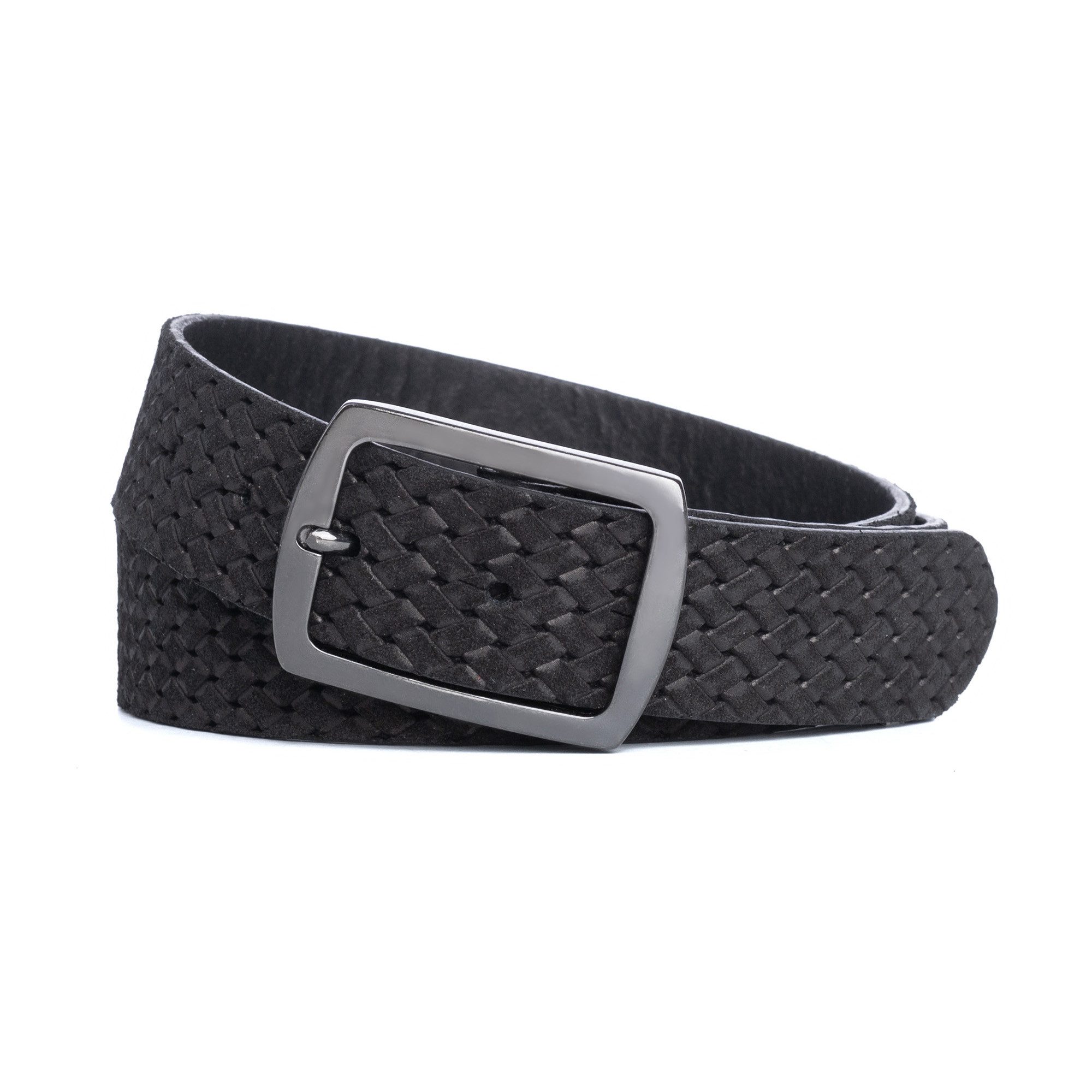 Cassandra Accessoires Ledergürtel Braided Look mit Dornschließe MADE IN GERMANY