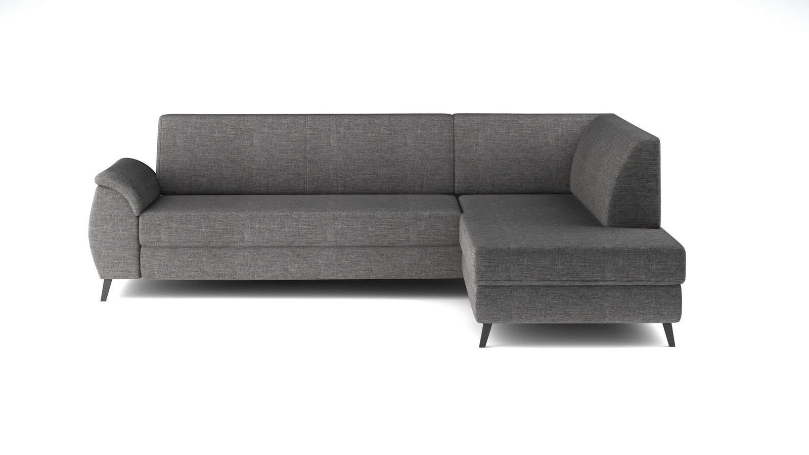 JVmoebel Ecksofa Couch in Made L-Form Ecksofa Graue Wohnlandschaft Polster, Sofa Ecke Europe