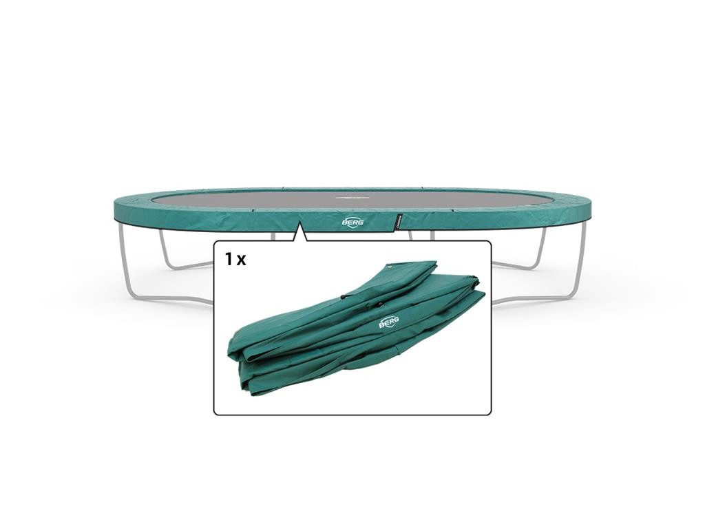 Trampolin-Randabdeckung Ersatzteil 520 cm oval grün - Grand Champion Regular Federabdeckung