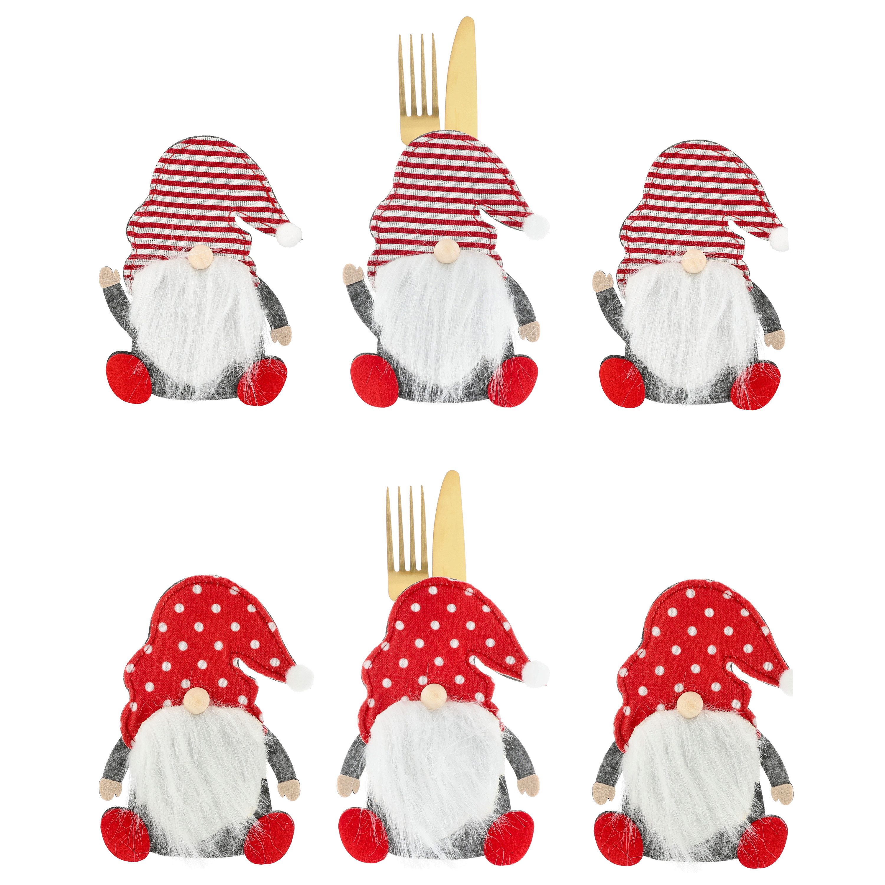 Annastore Besteckhalter 6 x Besteckhalter Wichtel günstig online kaufen