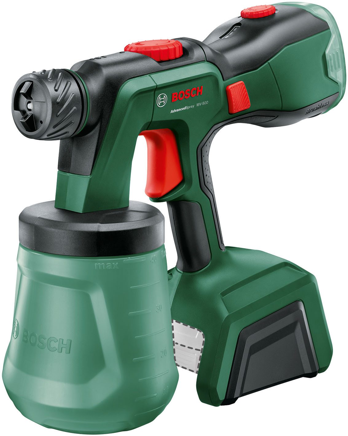 Bosch Home & Garden Farbsprühgerät AdvancedSpray 18V-500, (Set), inkl. Akku und Ladegerät