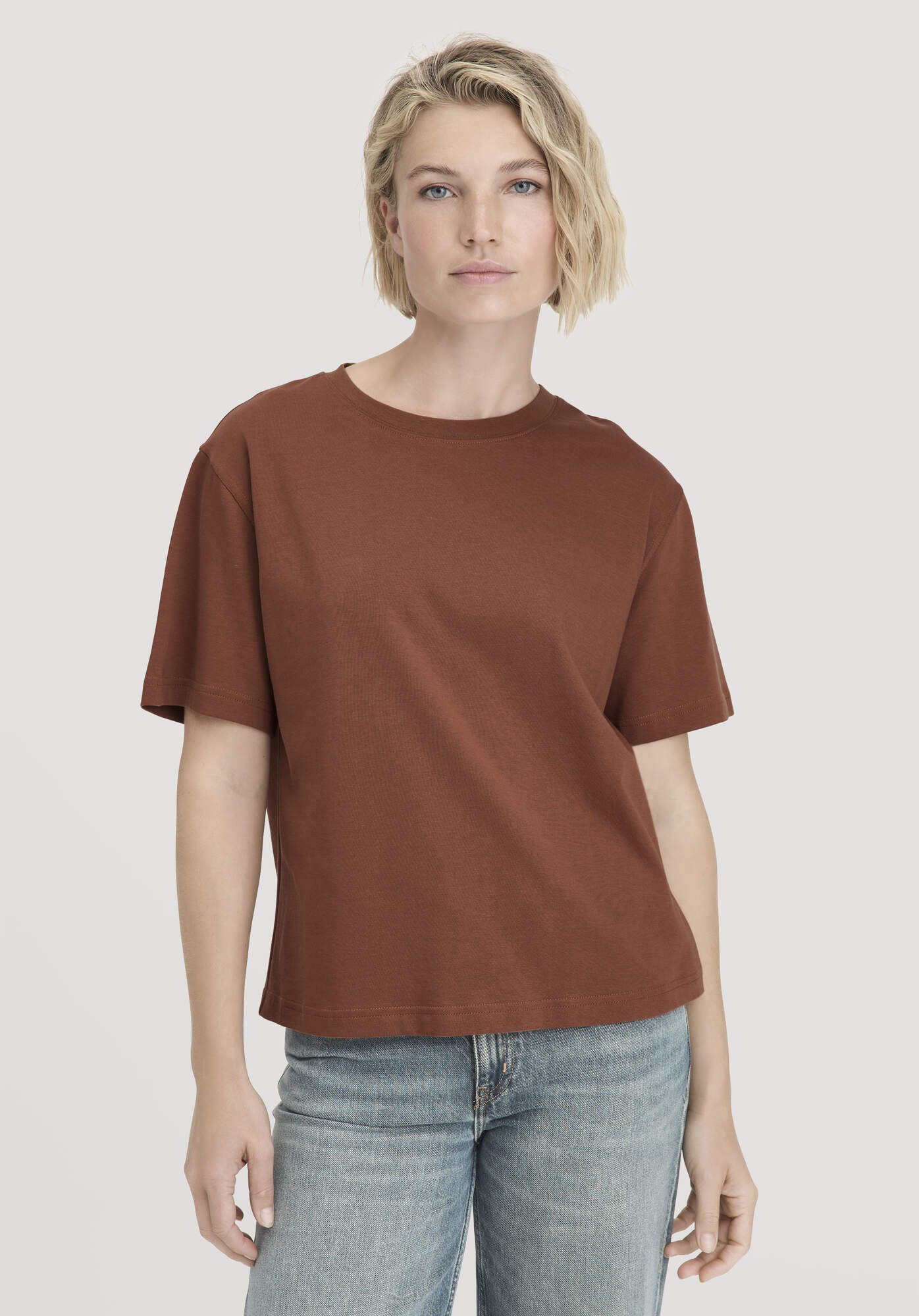 Hessnatur T-Shirt Oversize aus reiner Bio-Baumwolle (1-tlg) günstig online kaufen