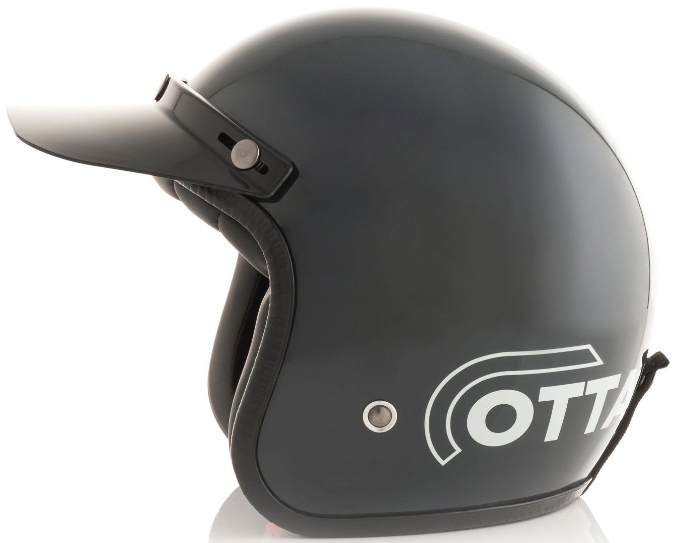 Acerbis Motorradhelm Ottano Jet Helm, integriertes Sonnenvisier