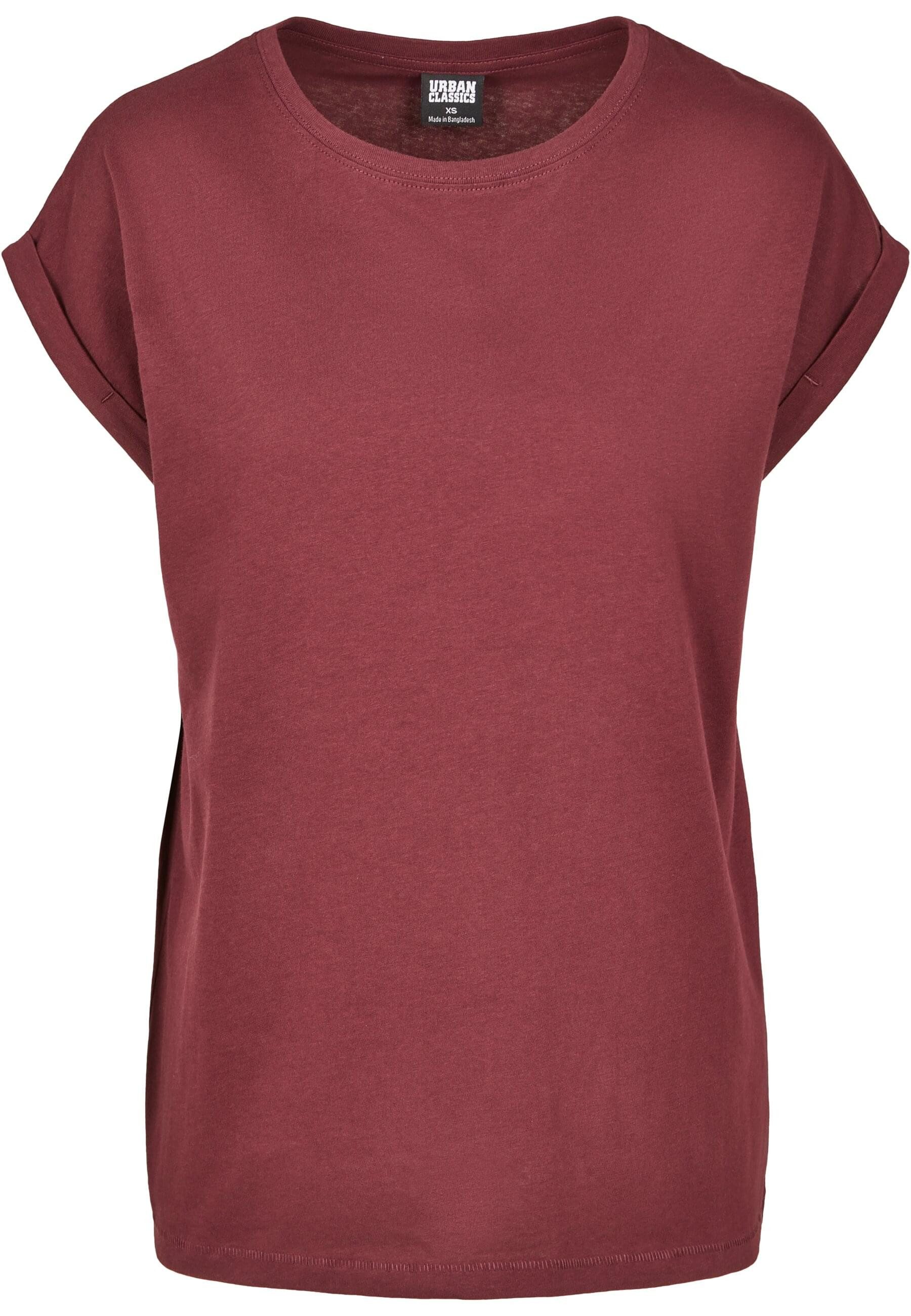 URBAN CLASSICS Kurzarmshirt Urban Classics Damen Ladies Extended Shoulder Tee (1-tlg)