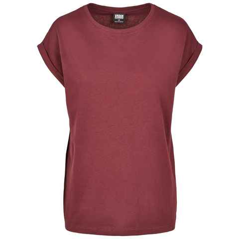 URBAN CLASSICS Kurzarmshirt Urban Classics Damen Ladies Extended Shoulder Tee (1-tlg)