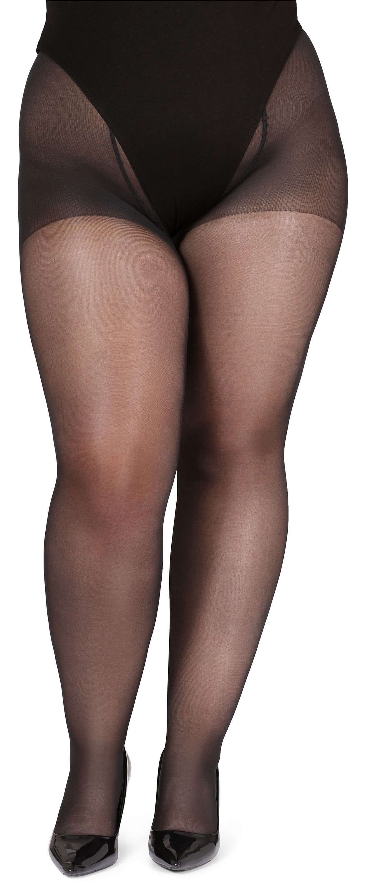 Bellivalini Strumpfhose Damen Plus Size 40 DEN BLV-1125 40 DEN (1 St) günstig online kaufen