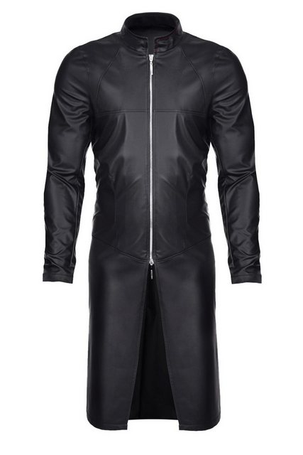Regnes Fetish Planet Lederimitatmantel Herren Mantel Mario schwarz XXL (1-t günstig online kaufen