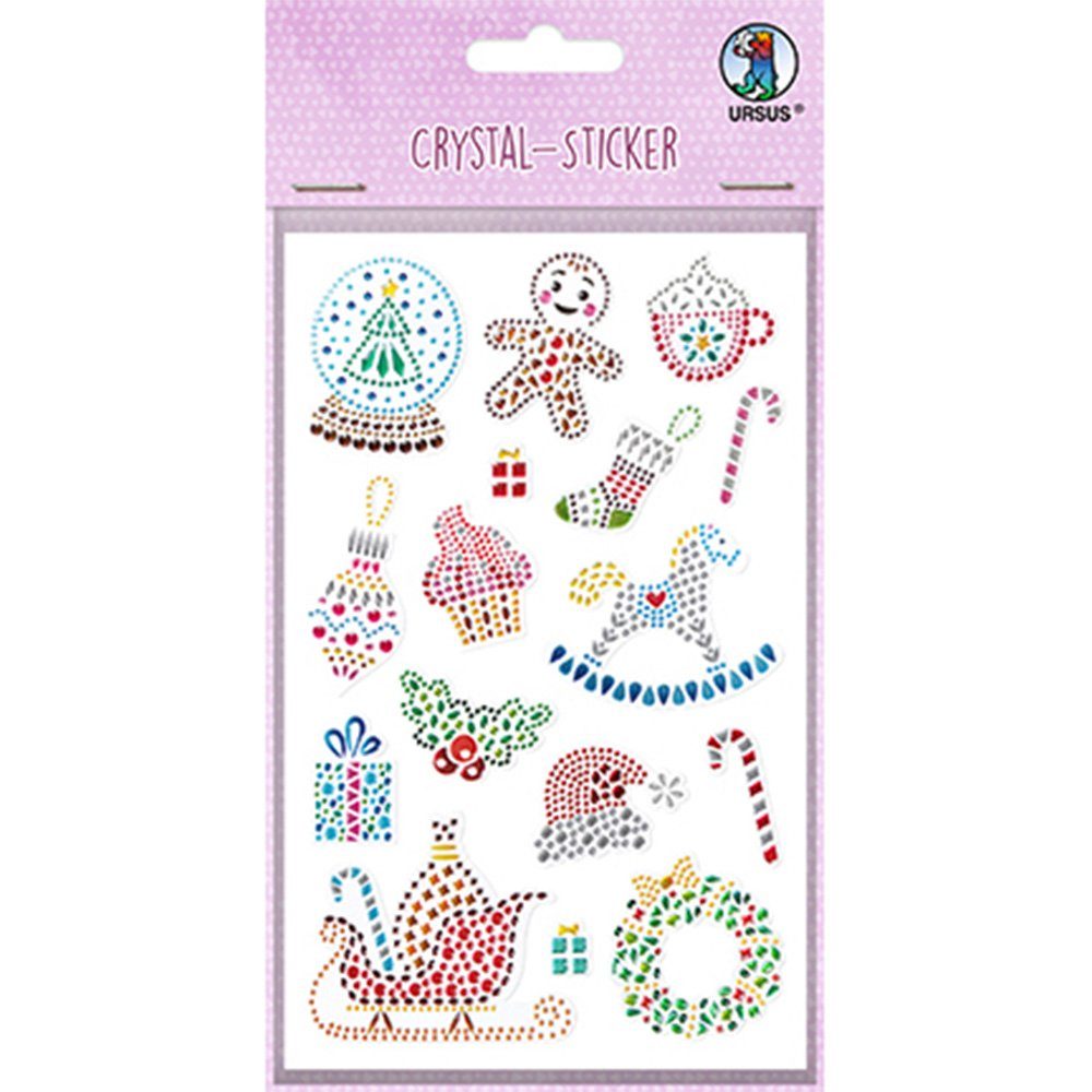 URSUS Sticker URSUS Crystal-Sticker Christmas Time