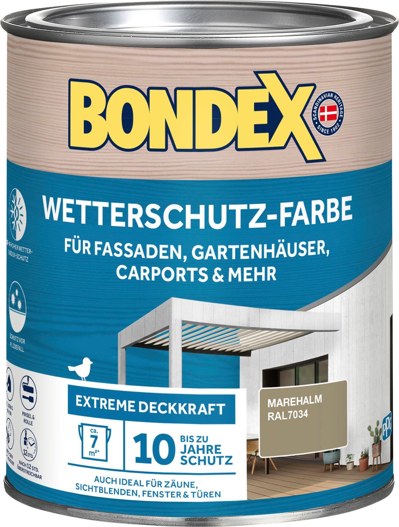 Bondex Wetterschutzfarbe Marehalm, beige