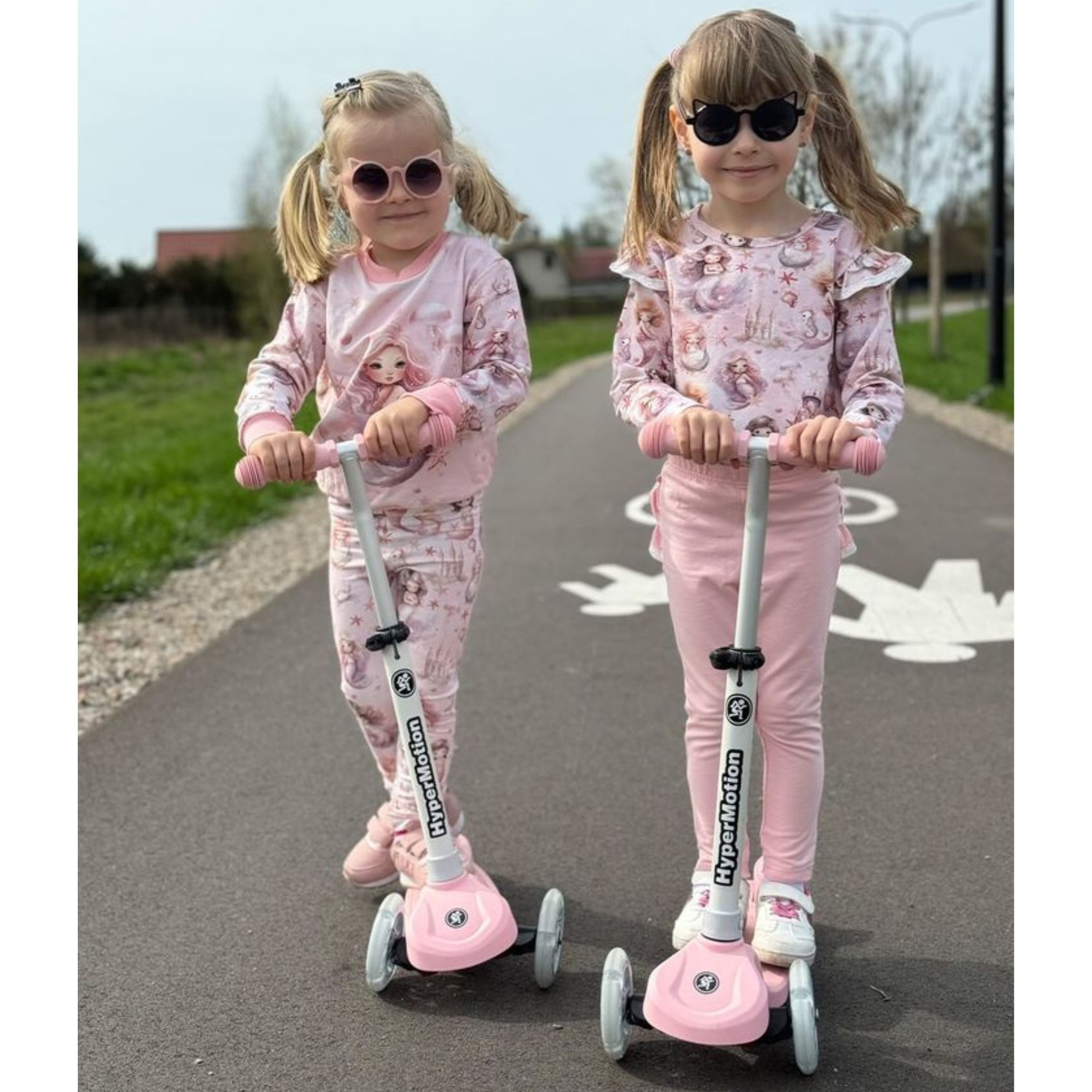 HyperMotion Dreiradscooter Dreirad-Roller für Kinder von 3 bis 8 Jahren TRINGO, 0 km/h