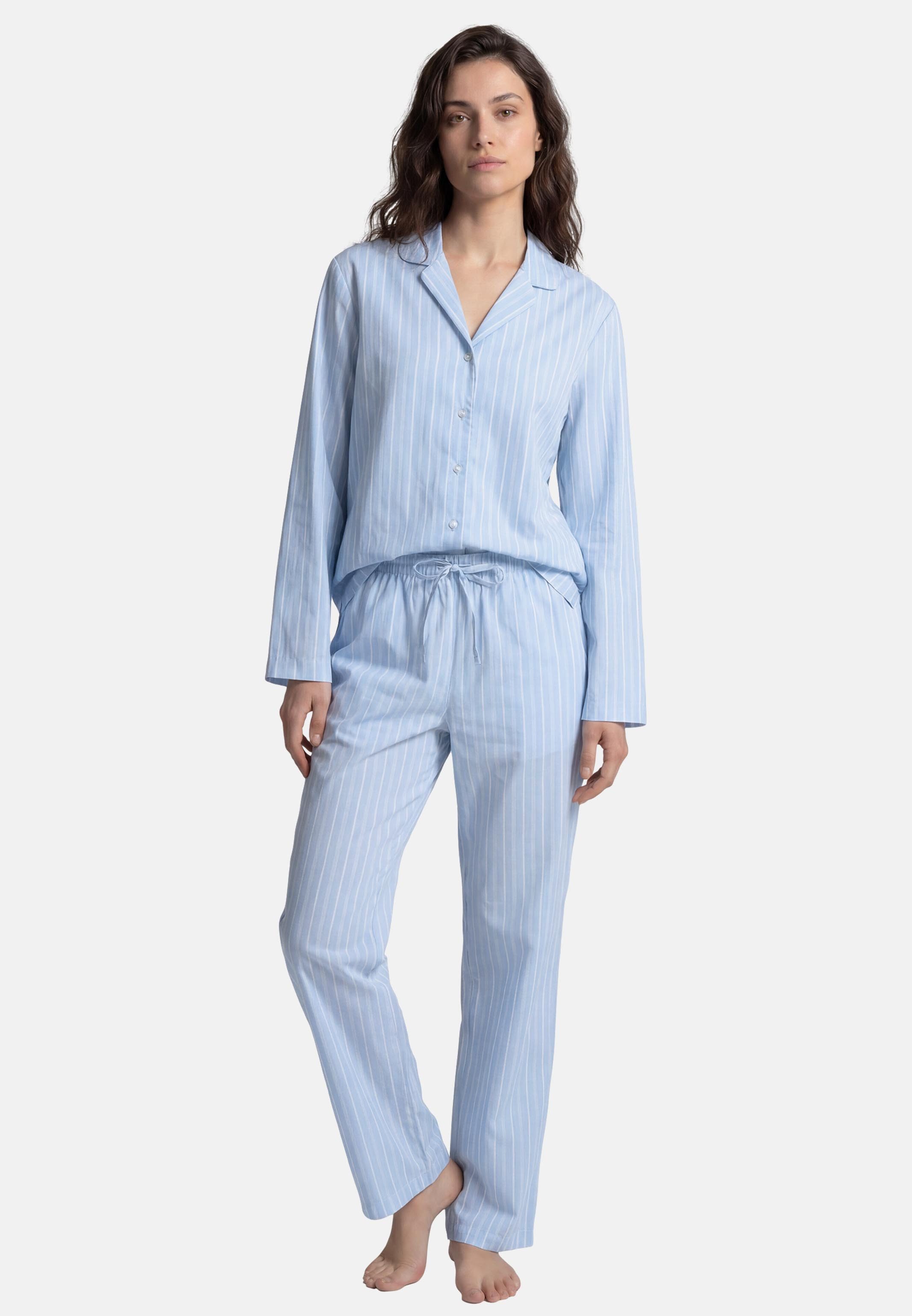 seidensticker Pyjama Classic Web (Set, 2 tlg) Pyjama - Baumwolle - Atmungsaktiv