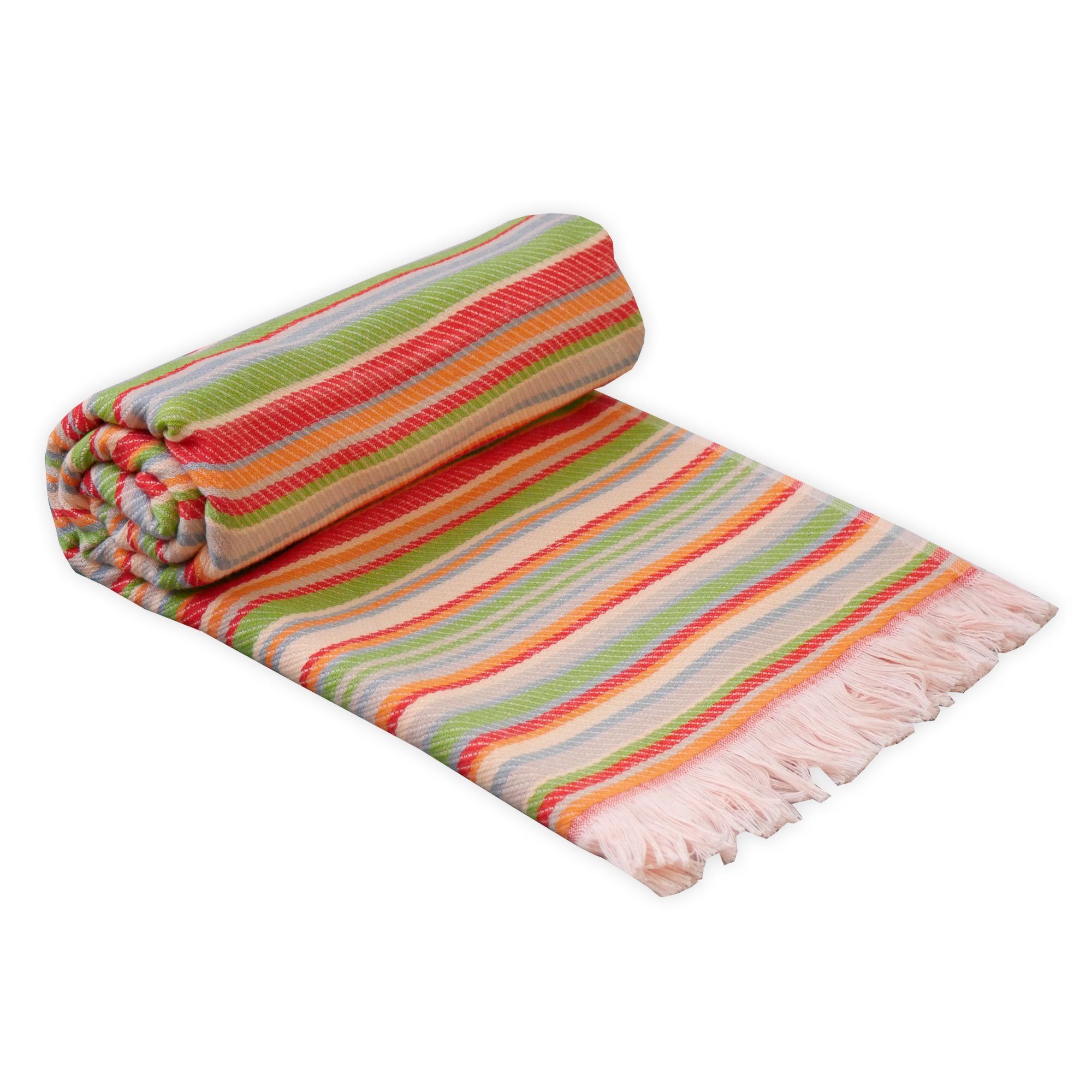 framsohn frottier Hamamtuch 'Maja' 100 x 180 cm Bunt - Rot