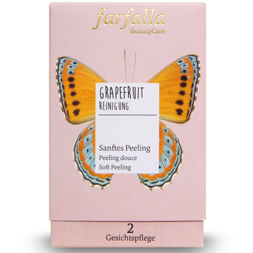 Farfalla Essentials AG Gesichtspflege Grapefruit Reinigung Sanftes Peeling, 70 ml