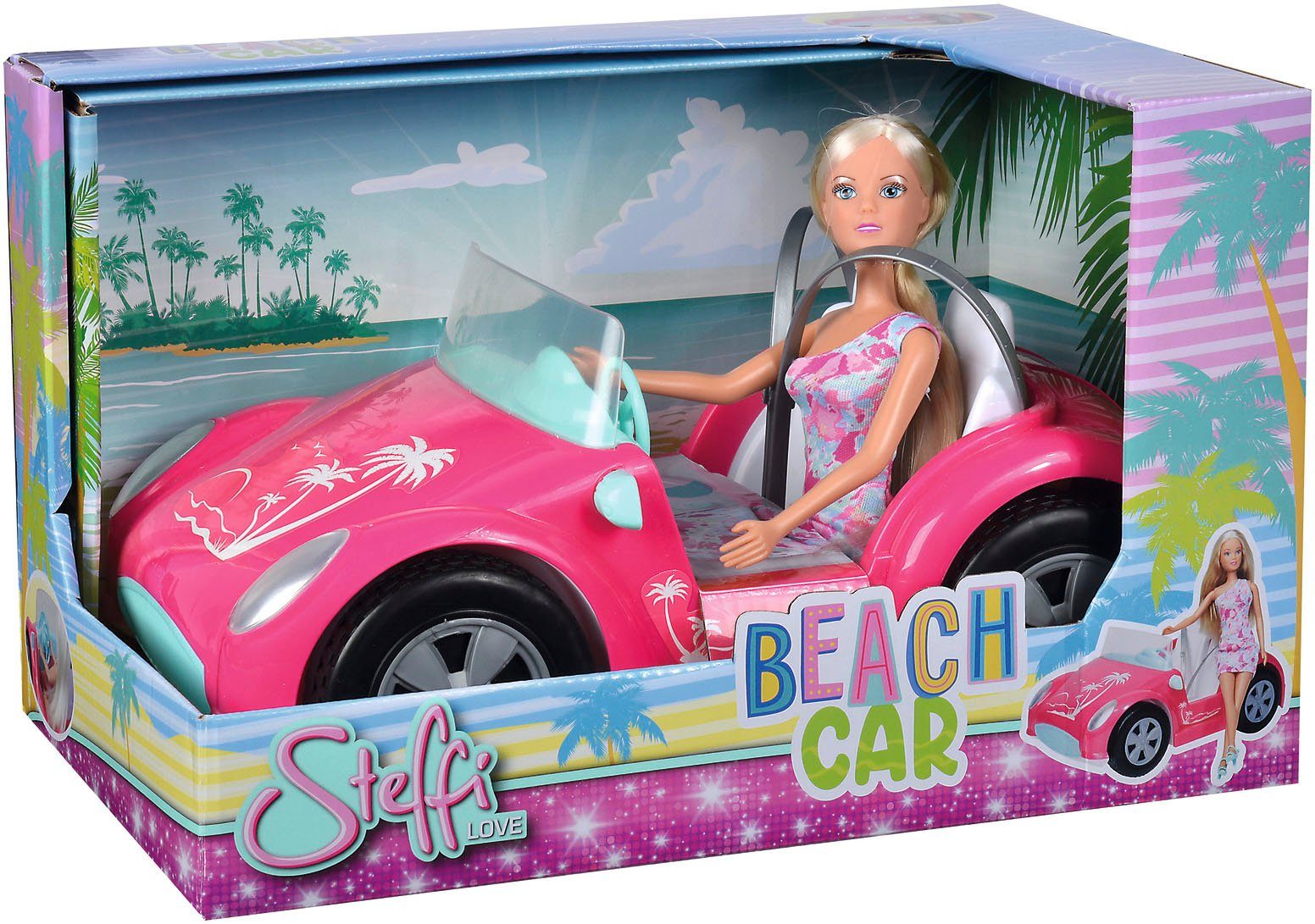 SIMBA Anziehpuppe Steffi Love Beach Car günstig online kaufen
