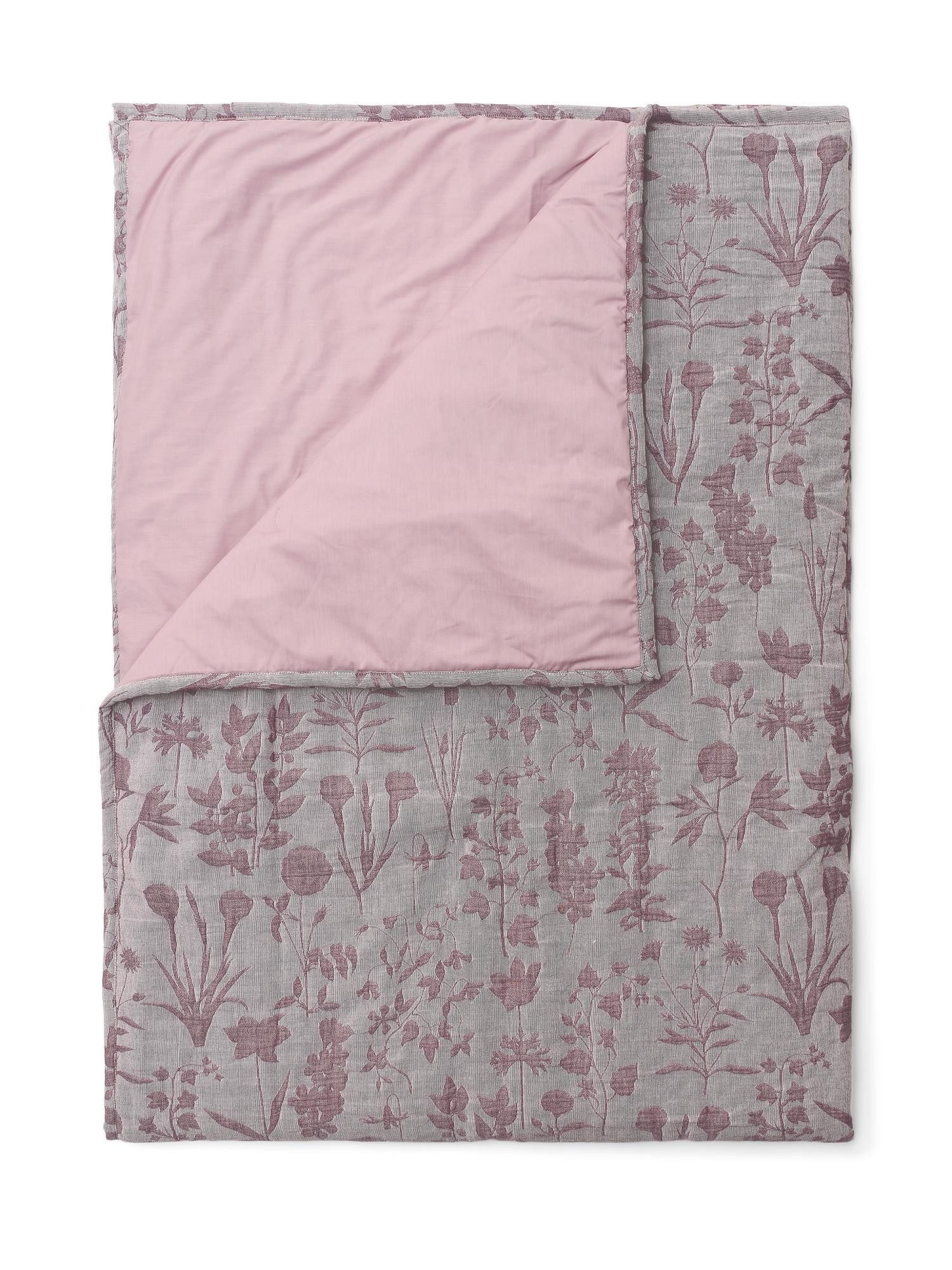 Essenza Tagesdecke Maribel, Matelassé mit Blumenmuster