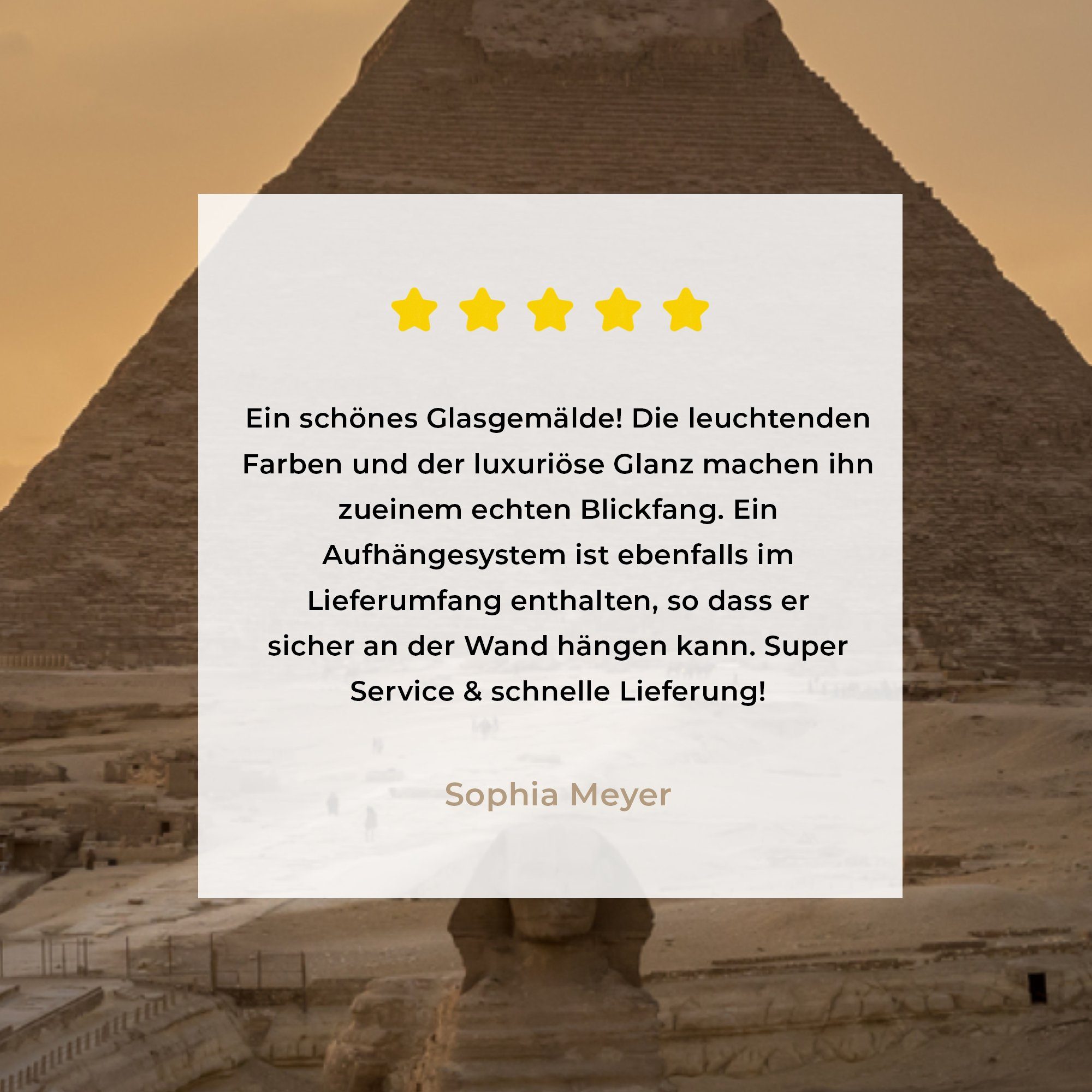 Acrylglasbilder MuchoWow Gizeh Schlafzimmer von Die (1 vor Wohnzimmer der Chephrenpyramide, Acrylglasbild & Sphinx Große St),