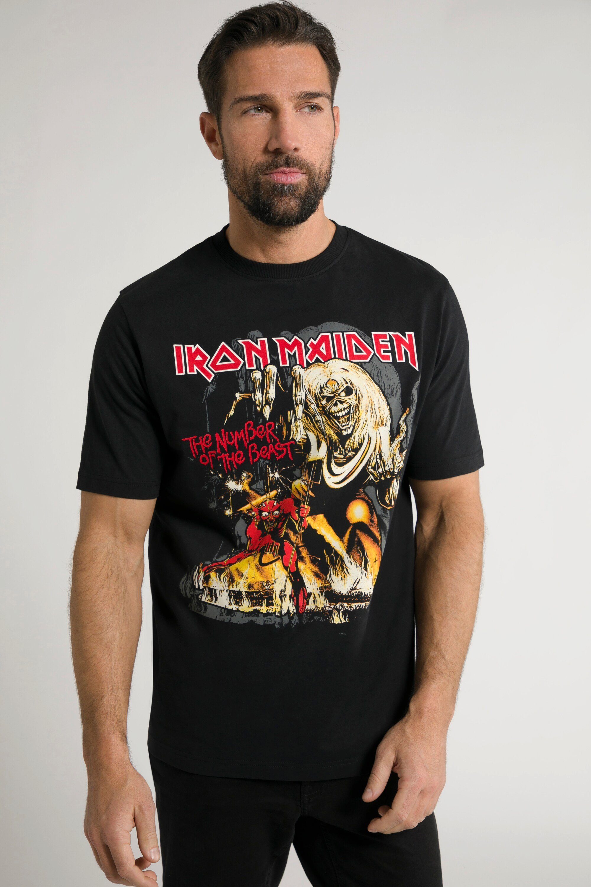 JP1880 T-Shirt T-Shirt Bandshirt Iron Maiden Halbarm bis 8 XL