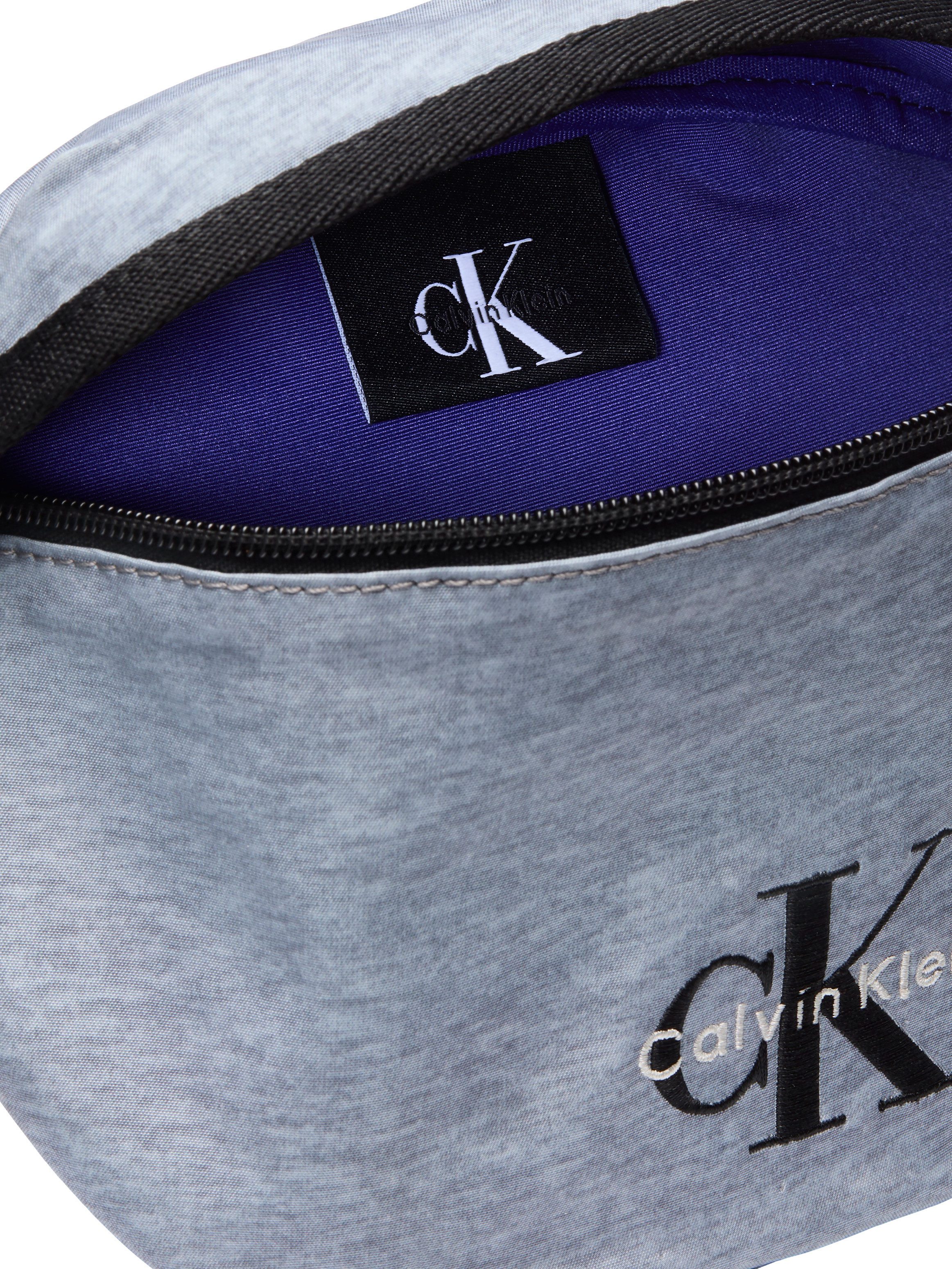 Calvin Klein Gürteltasche BOLD HEATHER WAISTBAG, Bauchtasche, Crossbody-Bag mit CK-Logo