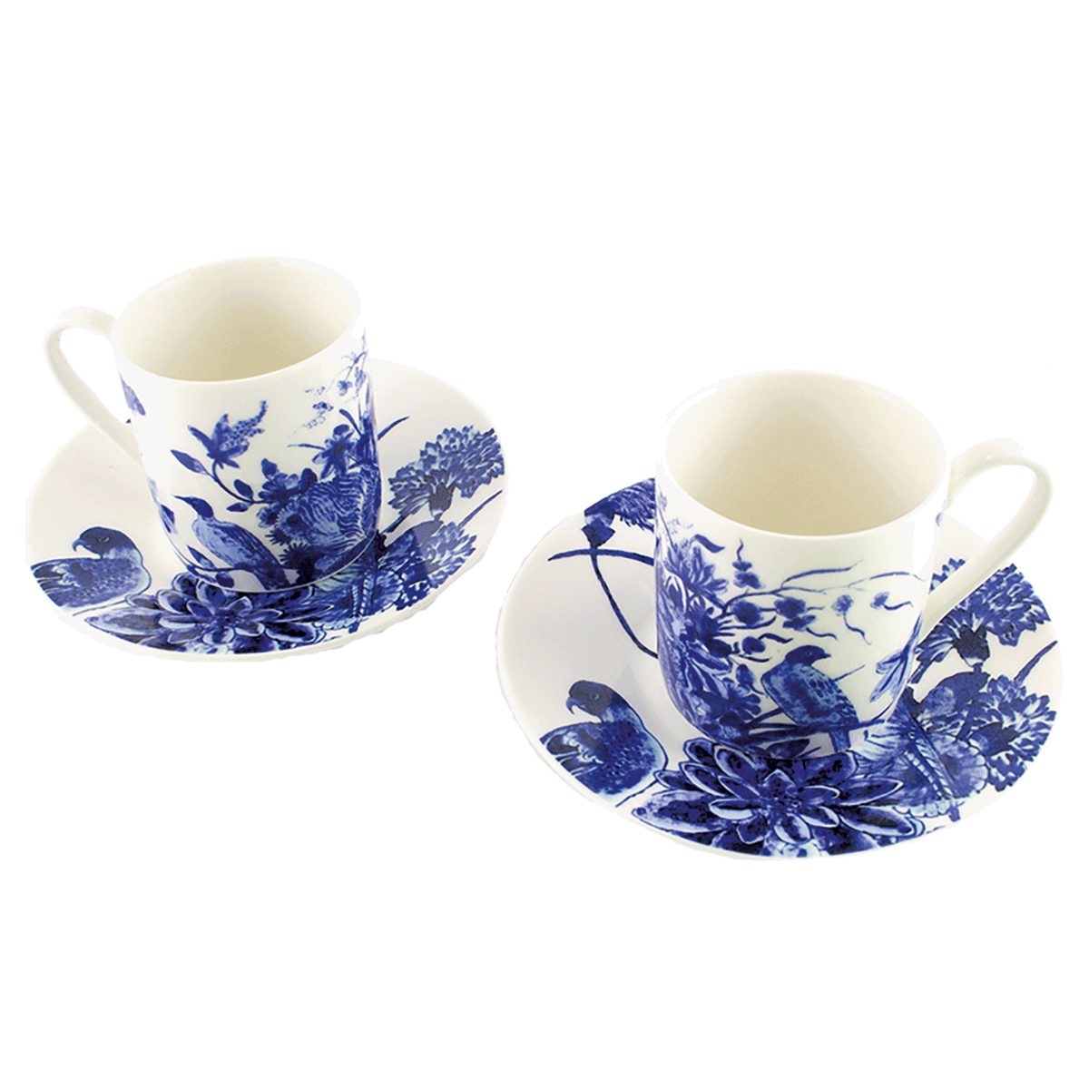 Kaffeekanne Espresso-Set »Delfter Dekor«.