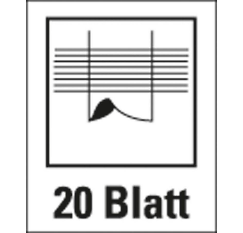 Thumbnail - NOVUS Lochstanzer Bürolocherbis 20 Blatt mellowmit Anschlagschiene