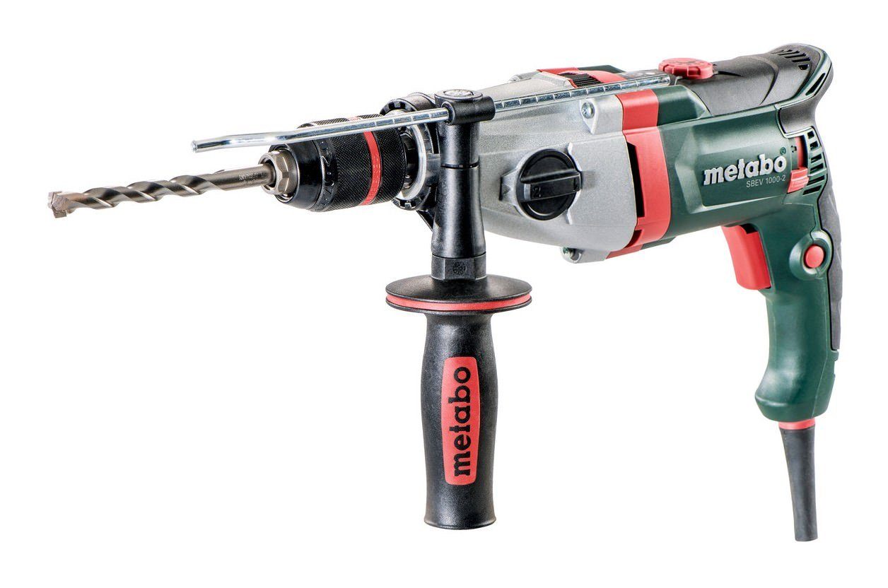 metabo Schlagbohrmaschine SBEV 1000-2, 230 V, Mit Schnellspannbohrfutter Futuro Plus inkl. metaBOX