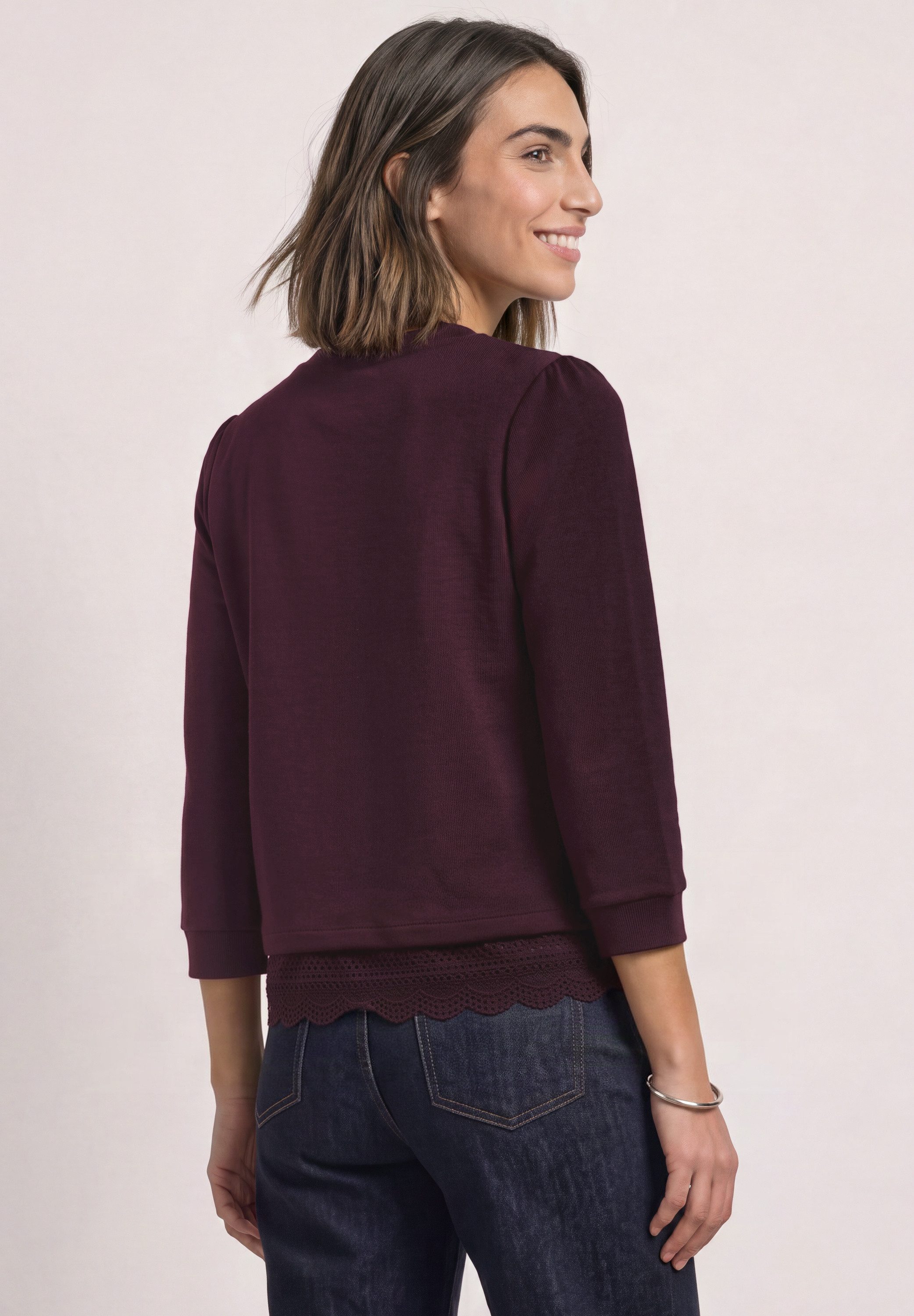 STREET ONE 3/4-Arm-Shirt mit Spitze – Bild 2 von 5