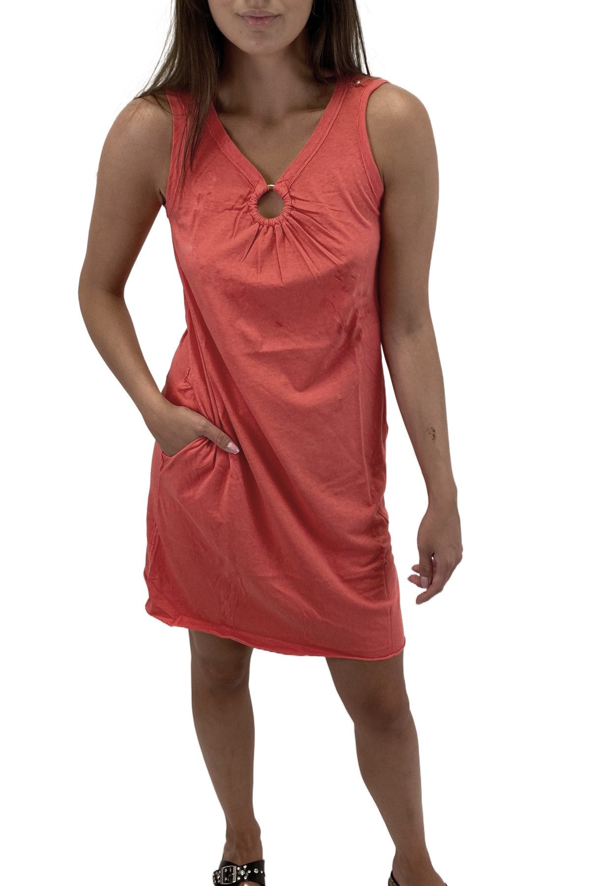 Sweatkleid Diesel D-ISBEL Abito Damen Kleid Rot