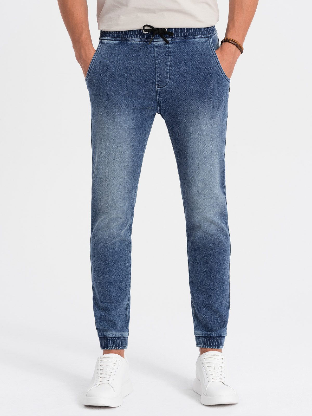 OMBRE Jeggings Marmorierte Denim-Hose Jeggings für Herren