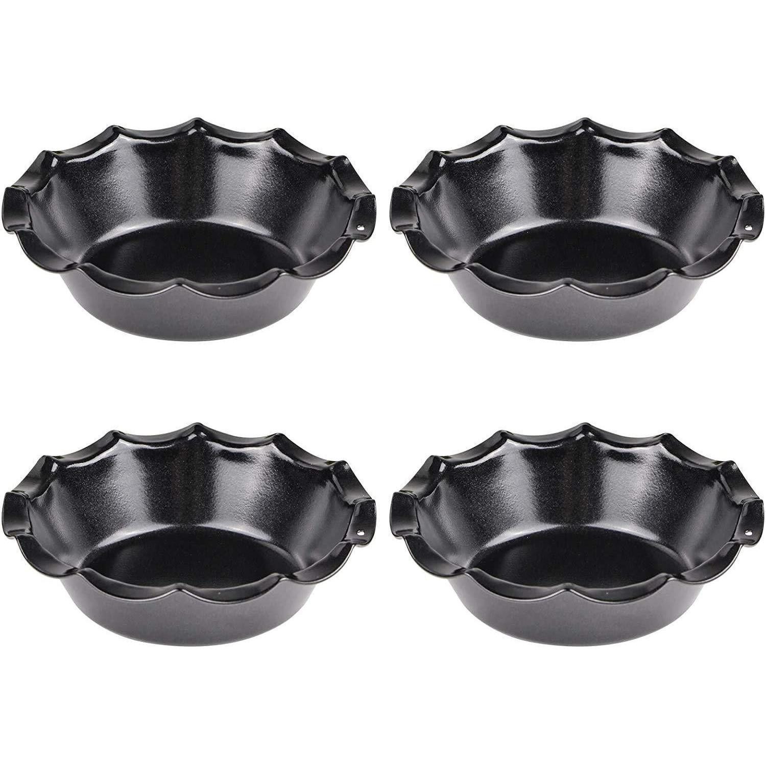 LuxusKollektion Tarteform Kuchenform Mini 12cm 4er Set Antihaft, (4-tlg)