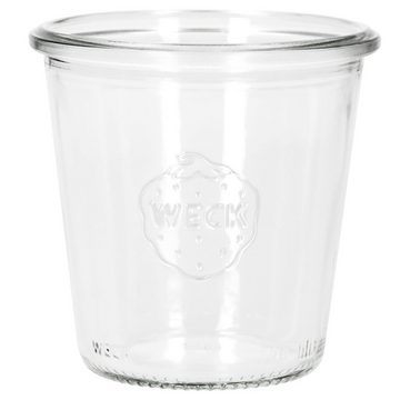 MamboCat Einmachglas 24er Set Weck Sturzgläser 290ml hoch, 1/5L Gläser mit 24 Glasdeckeln, Glas