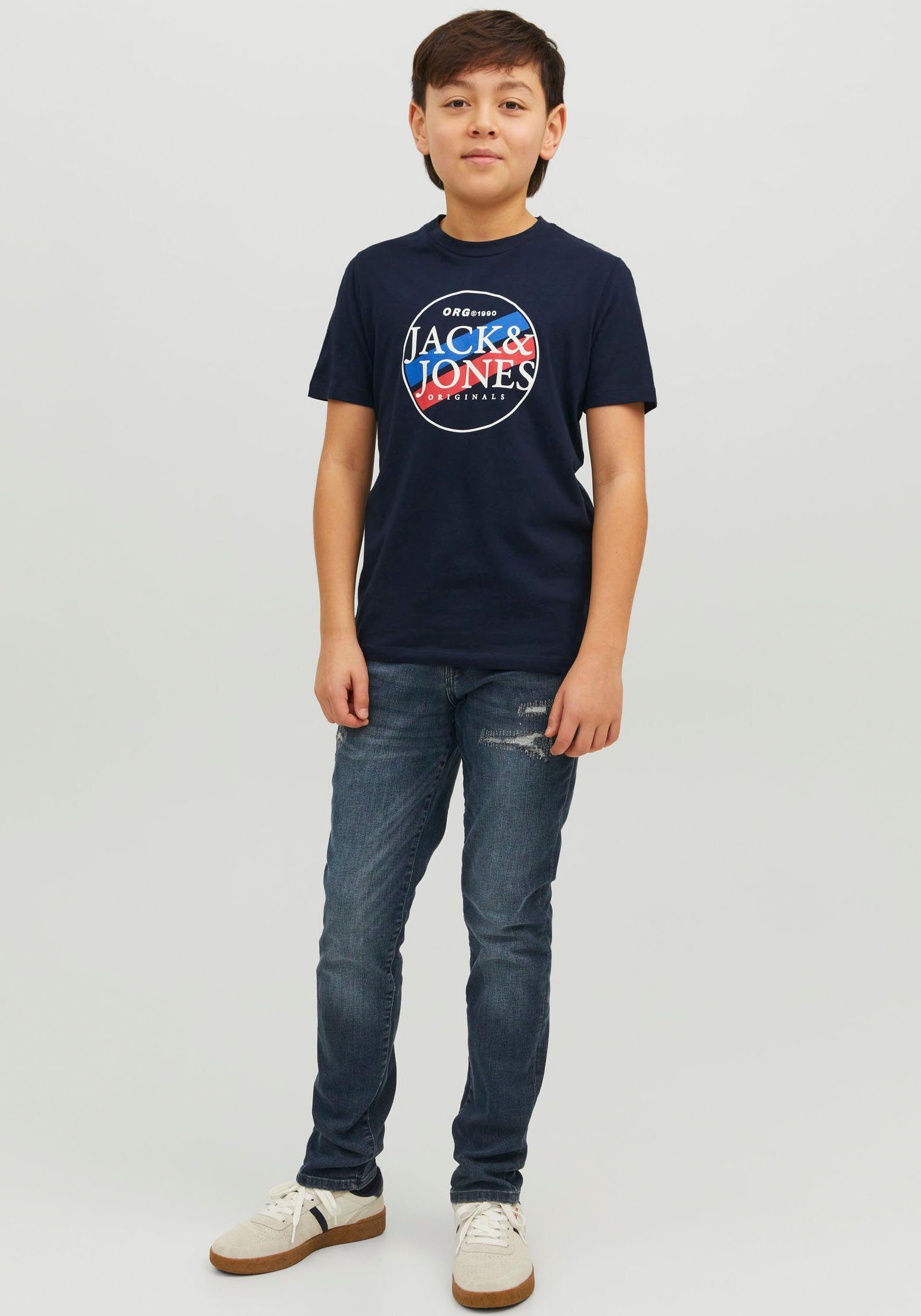 Navy TEE Jones T-Shirt SS CREW Junior SN NECK JORCODYY & Jack Blazer JNR